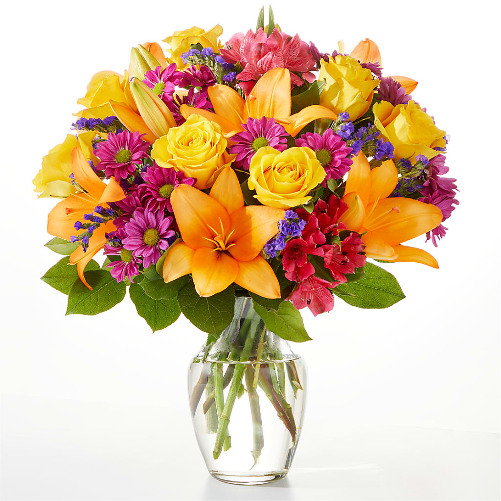 Colorful Visions Bouquet – The Flower Factory, Tarzana CA