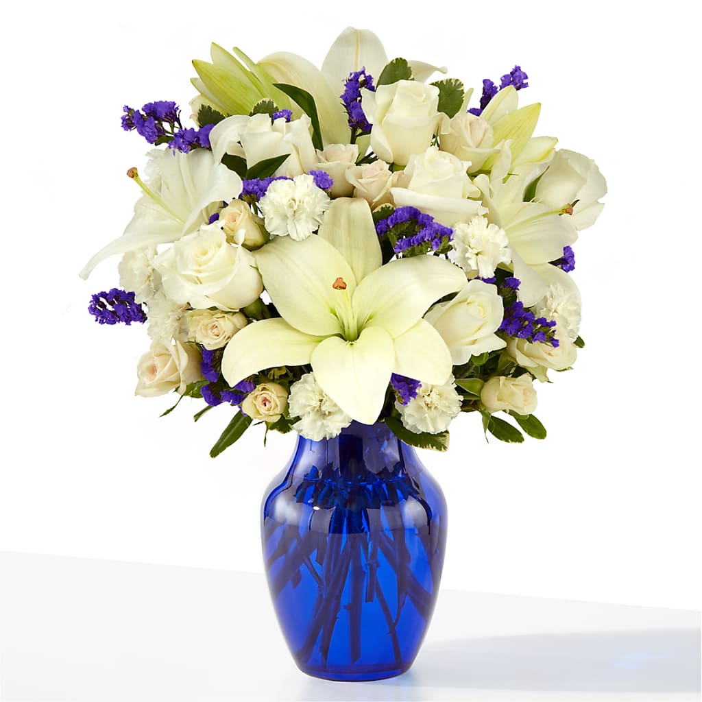 Sapphire Rush Bouquet – The Flower Factory, Tarzana CA