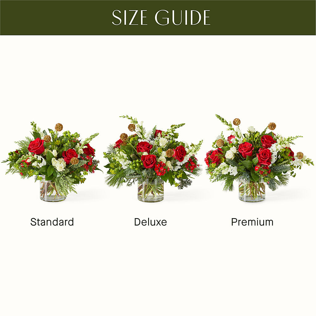 Deck the Halls Bouquet – The Flower Factory, Tarzana CA
