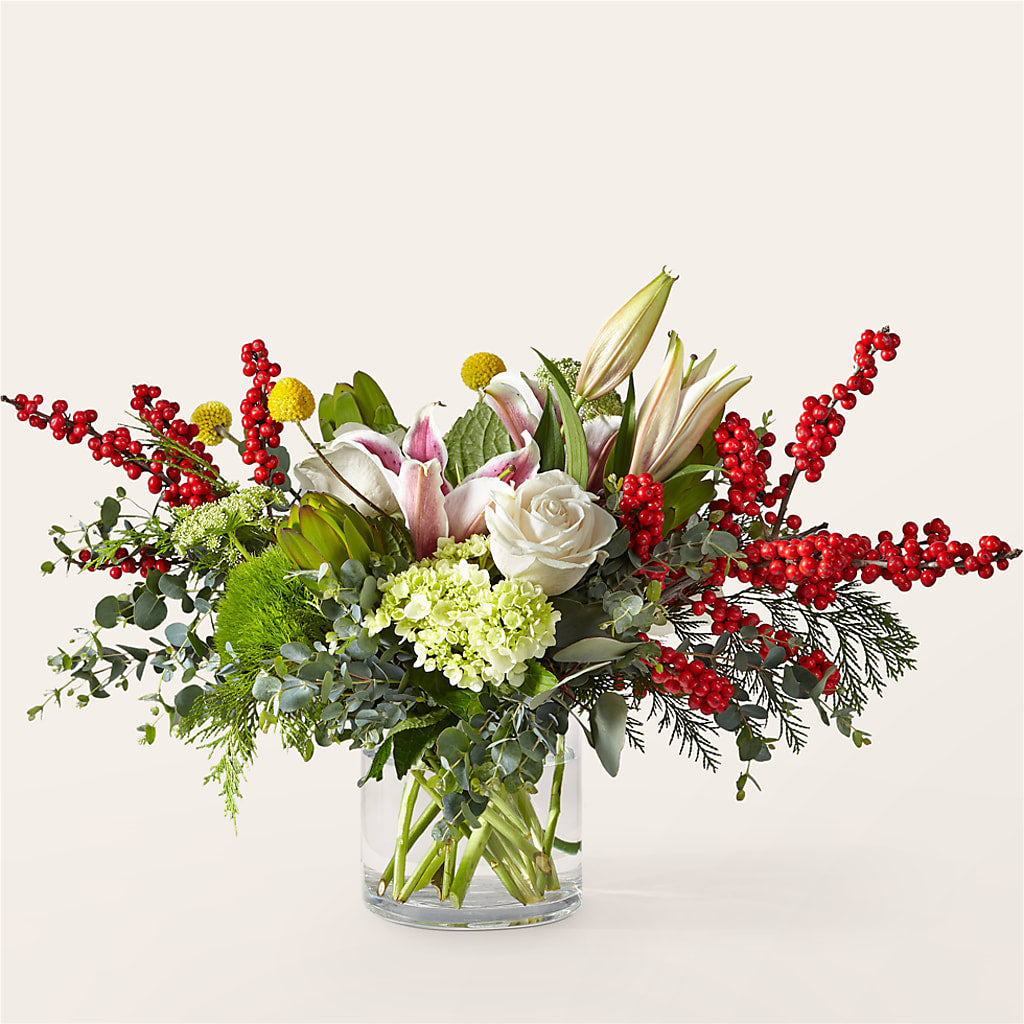 Berry & Bright Bouquet – The Flower Factory, Tarzana CA