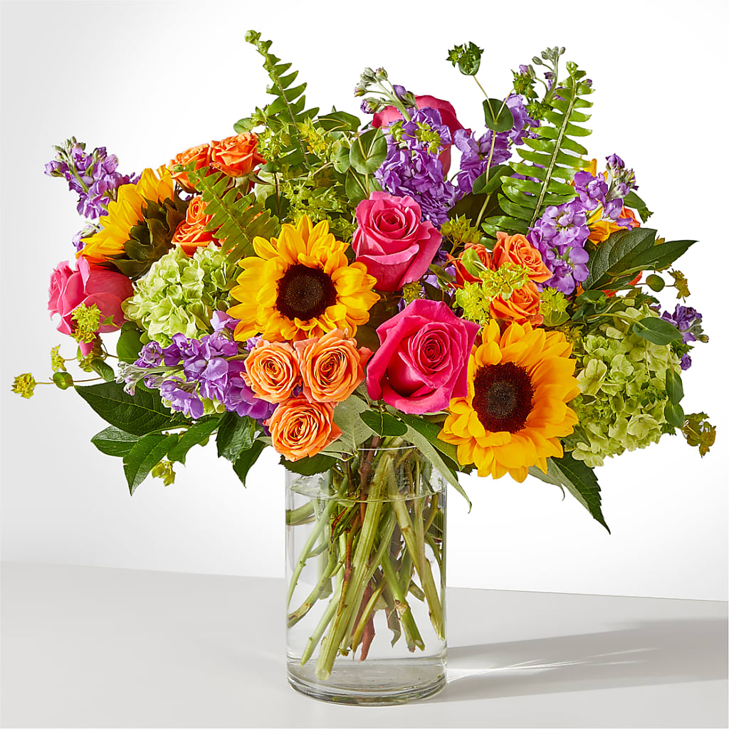 Vibrant Greetings Bouquet – The Flower Factory, Tarzana CA