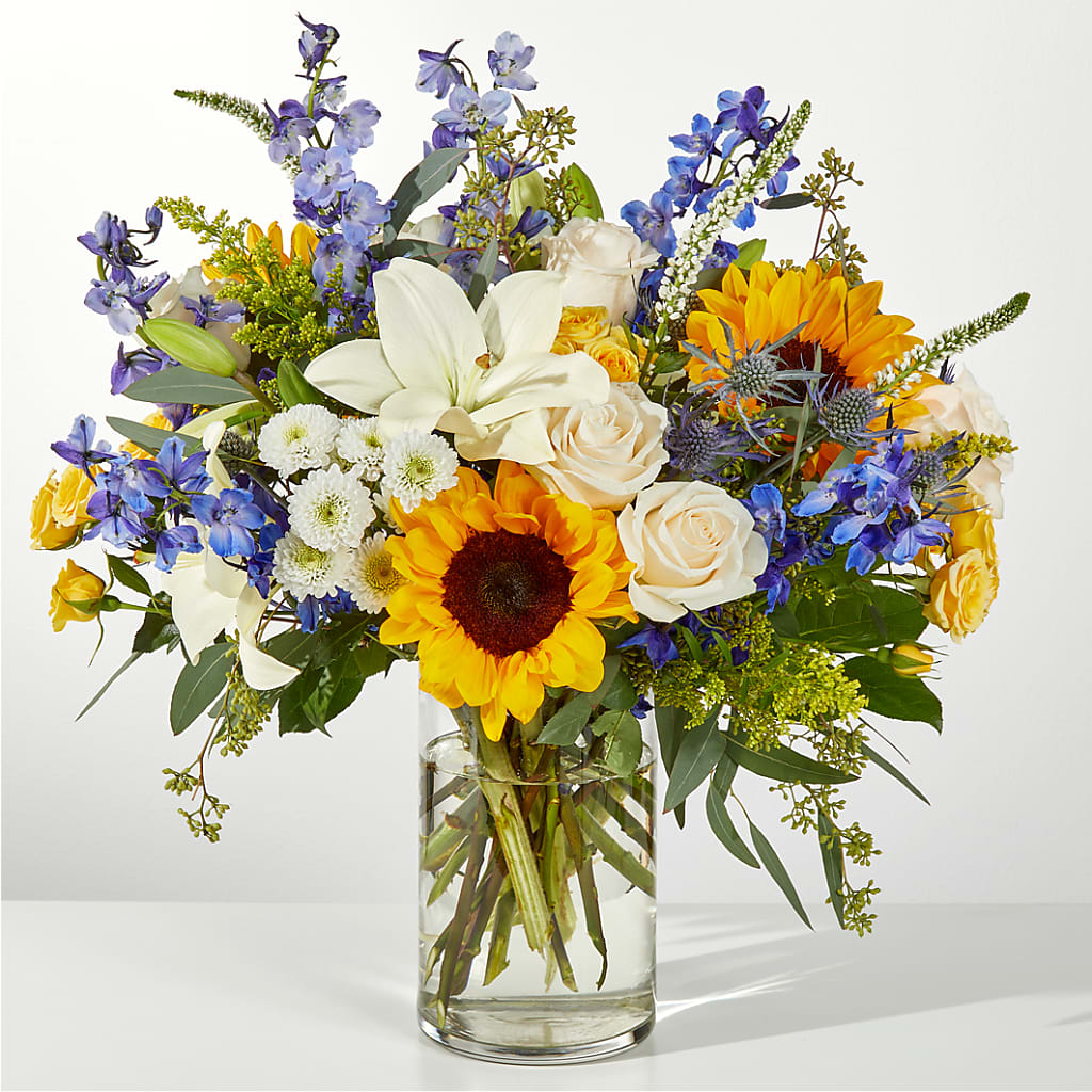 Wonderfully Sunny Bouquet – The Flower Factory, Tarzana CA