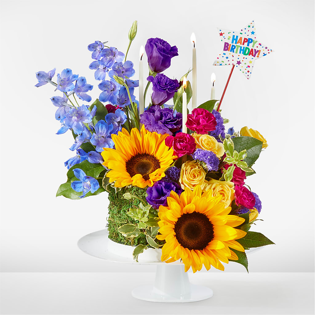 Star of the Day Floral Cake – The Flower Factory, Tarzana CA