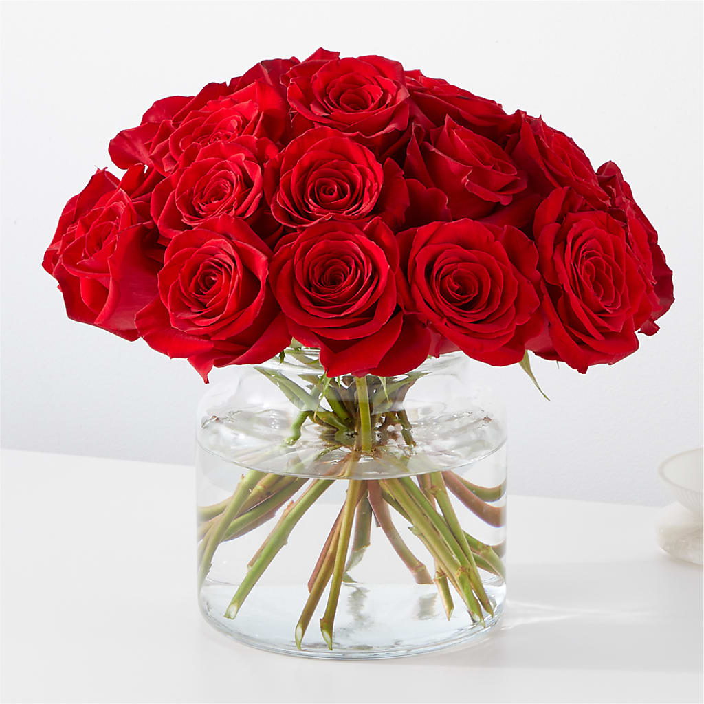Cupid's Embrace Red Rose Bouquet – The Flower Factory, Tarzana CA
