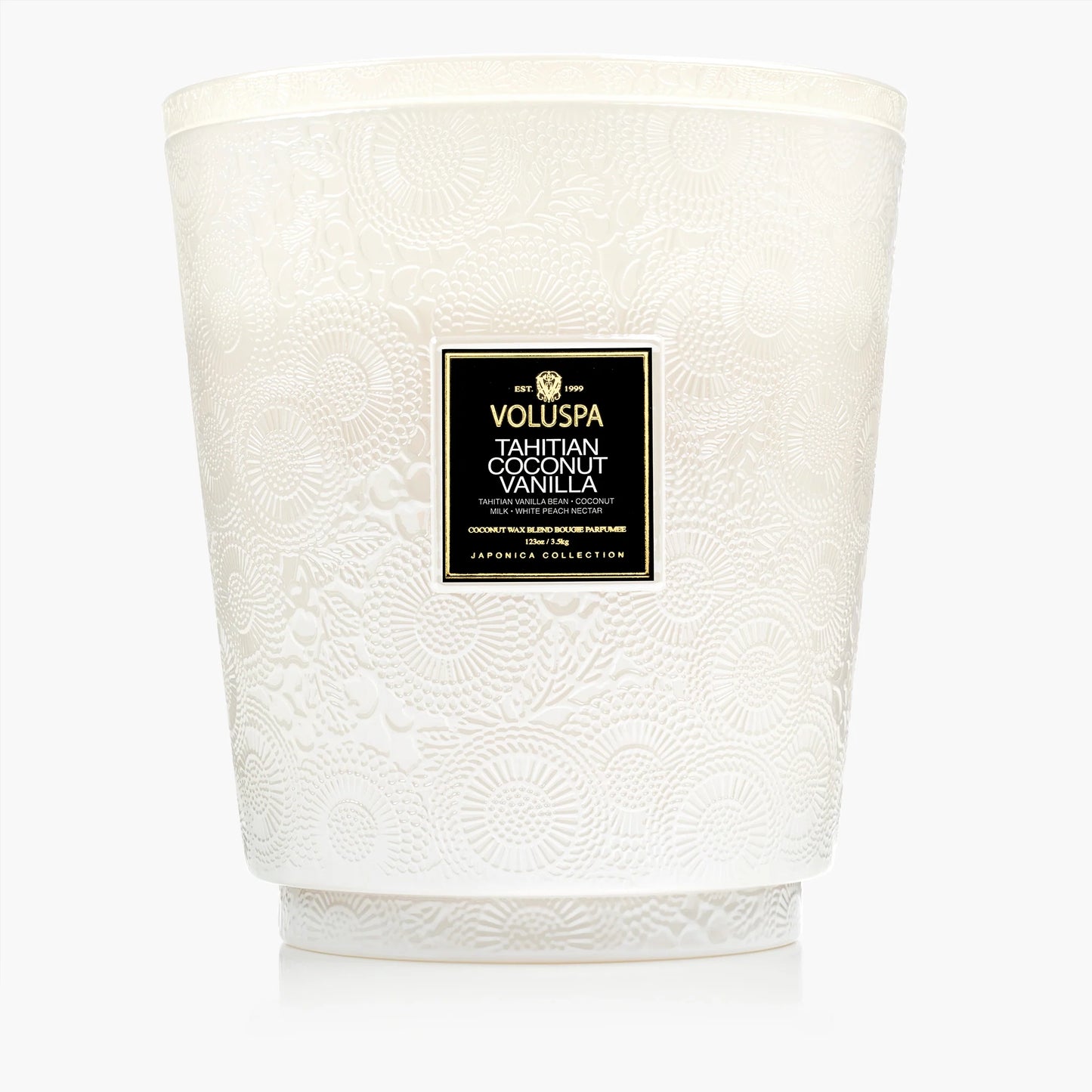 Tahitian Coconut Vanilla 5 Wick Hearth Candle