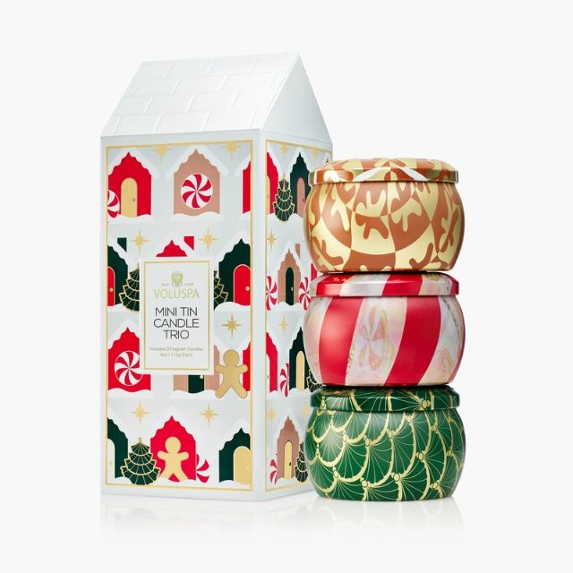 Holiday Village Alpine Mini Tin Trio – The Flower Factory, Tarzana CA