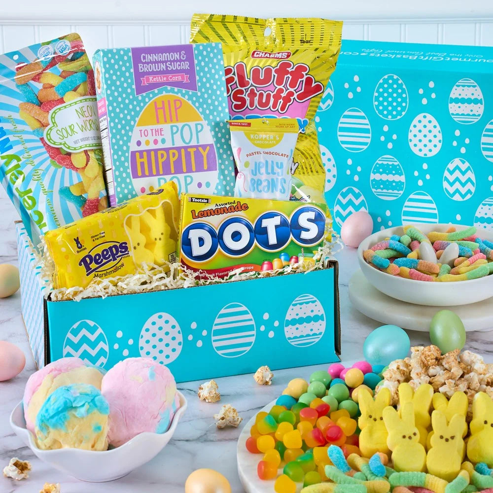 Happy Easter Candy Care Package in Blue