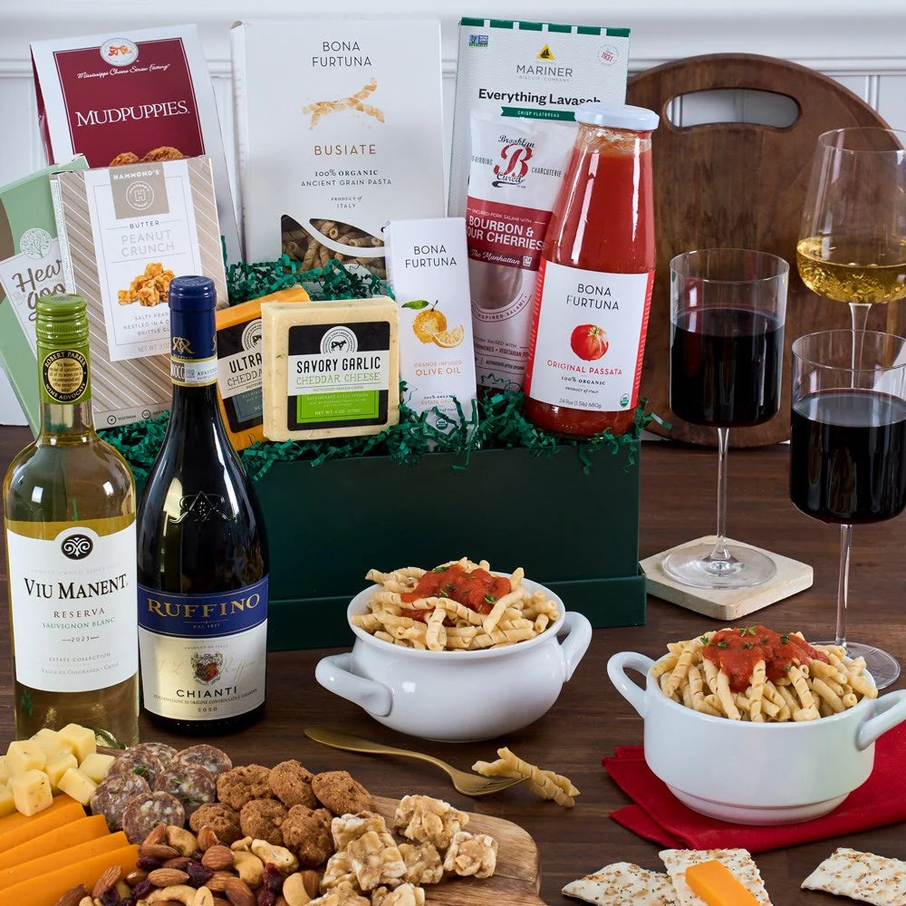 Italian Gift Basket - Wine Duo