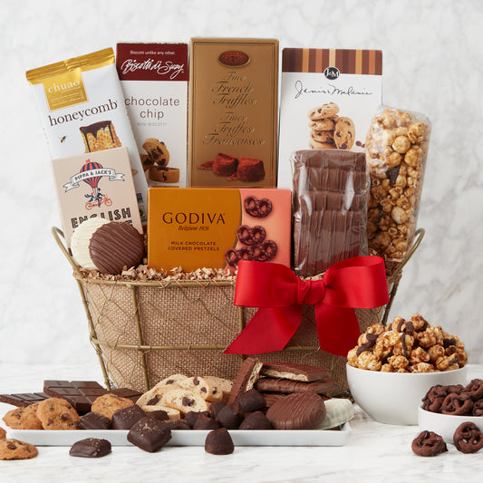 Decadent Delights Chocolate Gift Basket