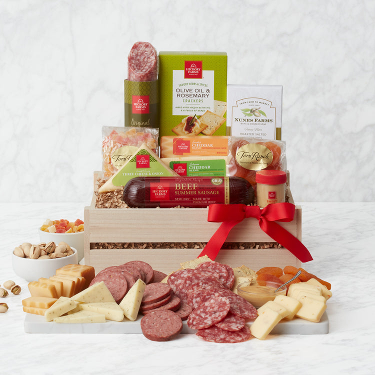 Meat & Cheese Gift Crate