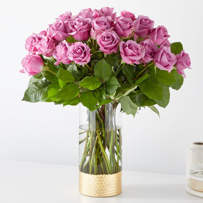 Bouquet de roses lavande Admirateur secret