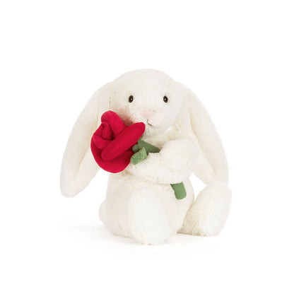 Cream Bunny with Rose –  The Flower Factory, Tarzana CA