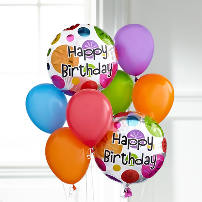 Birthday Balloon Bouquet –  The Flower Factory, Tarzana CA