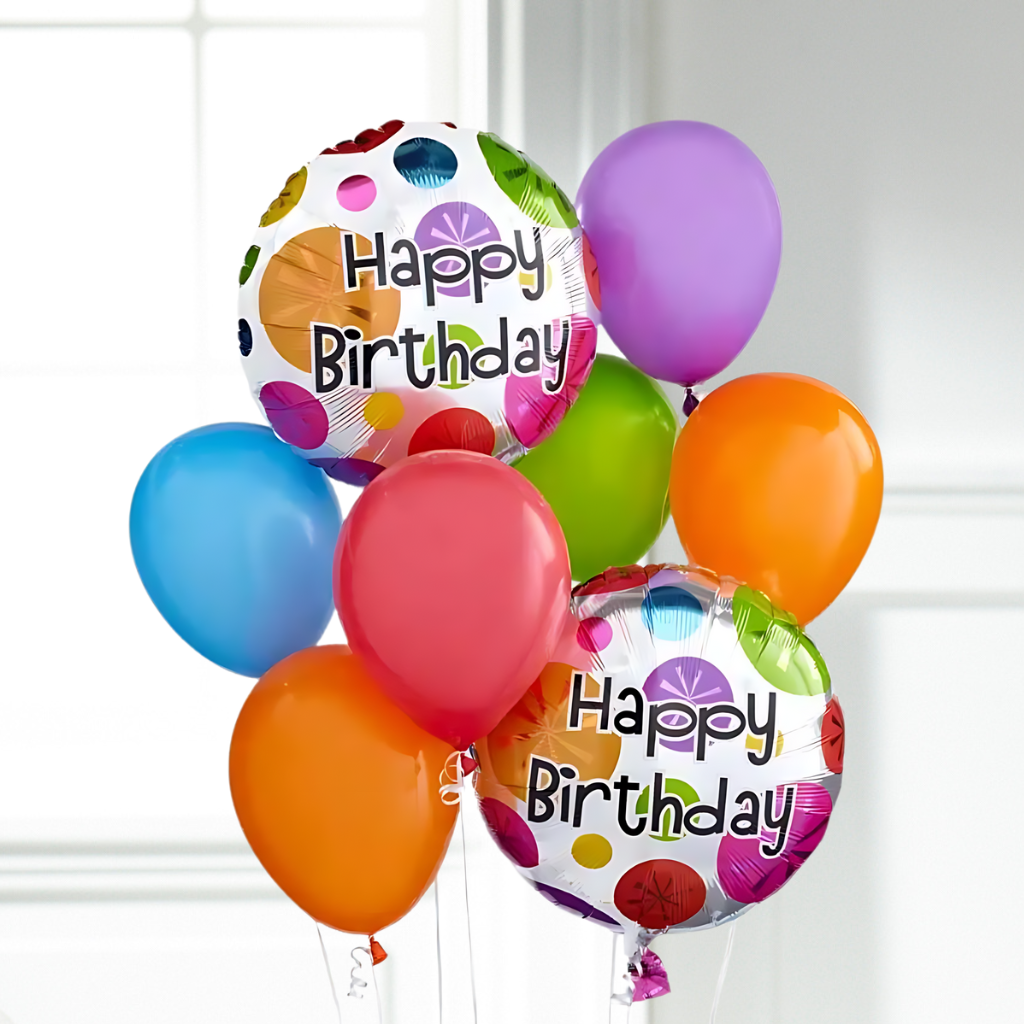 Birthday Balloon Bouquet –  The Flower Factory, Tarzana CA