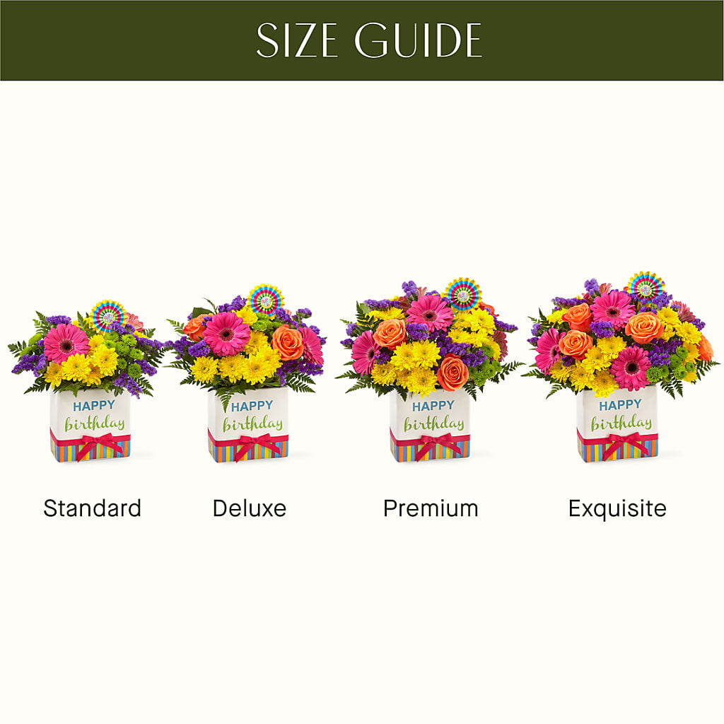 Birthday Brights Bouquet –  The Flower Factory, Tarzana CA