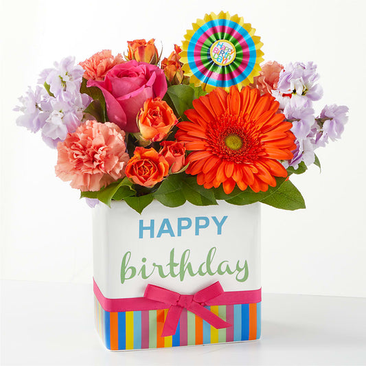 Birthday Surprise Bouquet –  The Flower Factory, Tarzana CA
