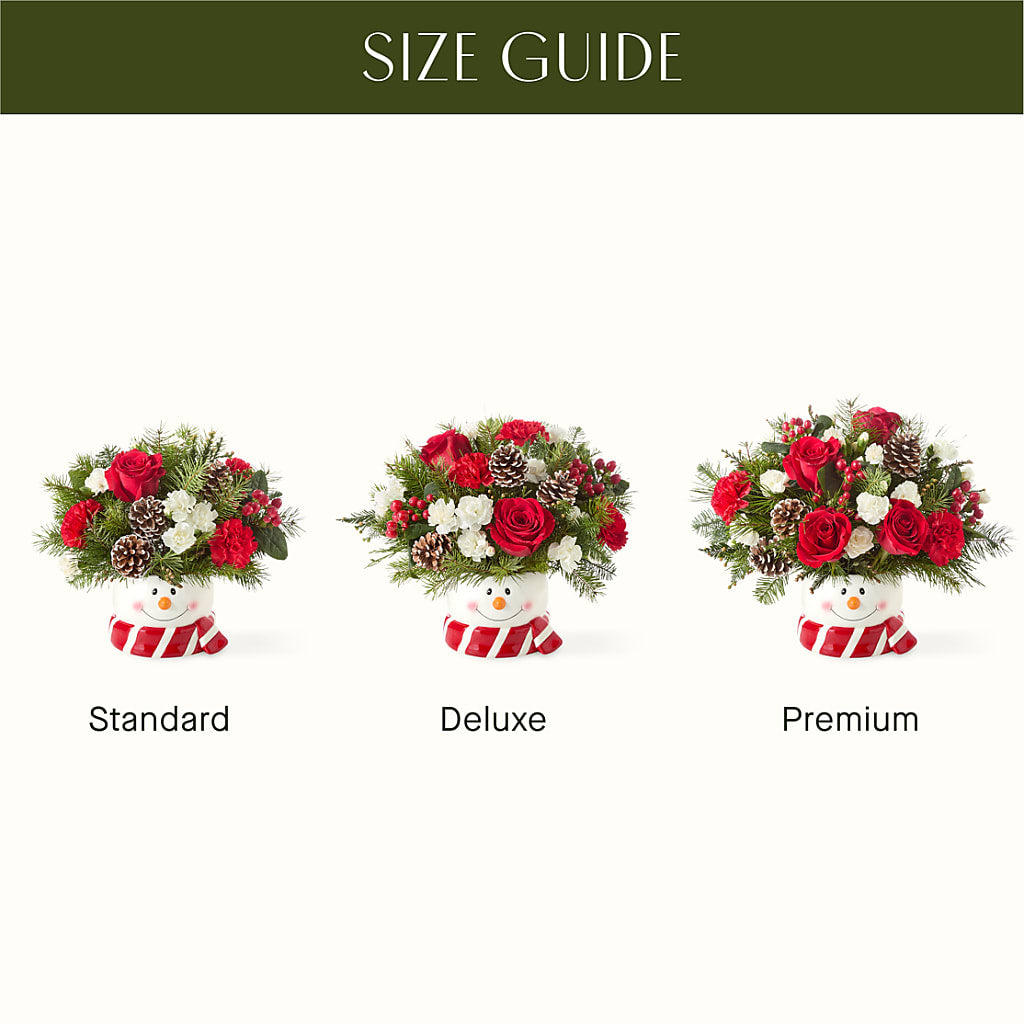 Jolly Snowman Bouquet –  The Flower Factory, Tarzana CA