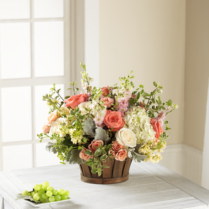 Bouquet de jardin généreux