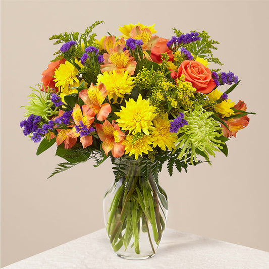 Marmalade Skies Bouquet –  The Flower Factory, Tarzana CA
