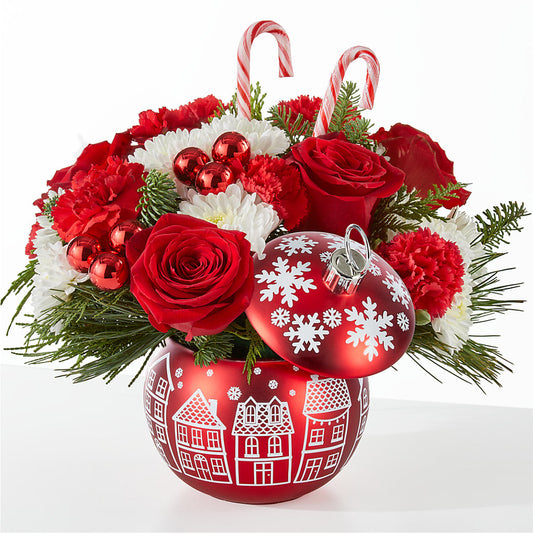 Cheer in the Air Ornament –  The Flower Factory, Tarzana CA