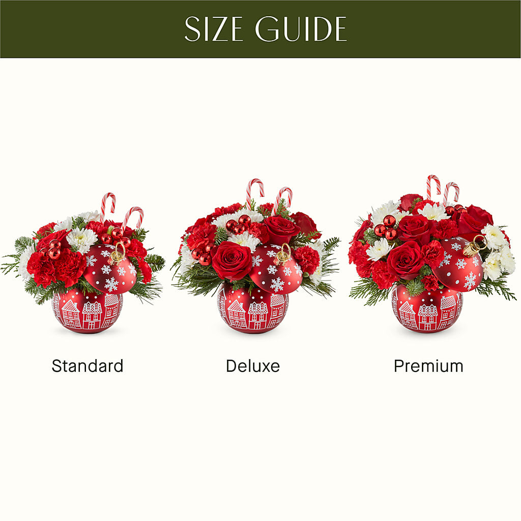 Cheer in the Air Ornament –  The Flower Factory, Tarzana CA