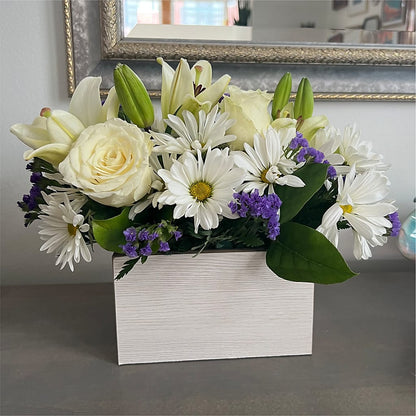Beyond Blue Box Bouquet –  The Flower Factory, Tarzana CA