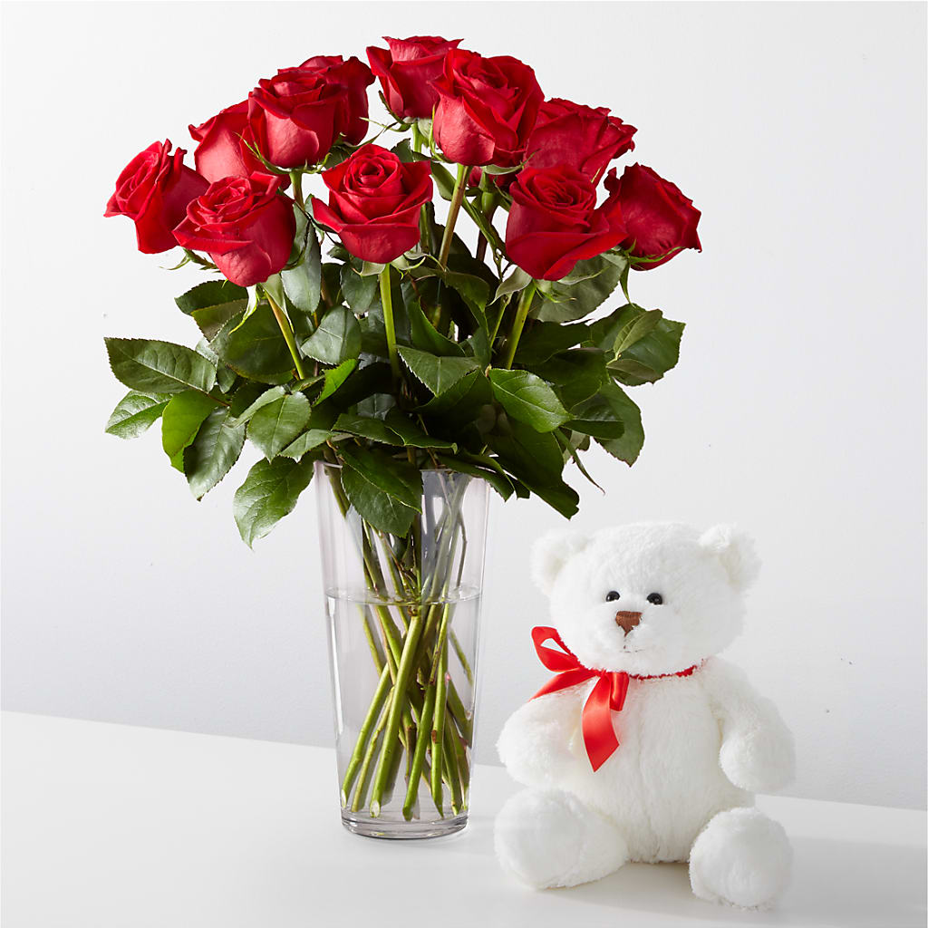 Romantic Long Stem Red Rose Bouquet Bundles –  The Flower Factory, Tarzana CA