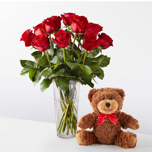 Romantic Long Stem Red Rose Bouquet Bundles –  The Flower Factory, Tarzana CA