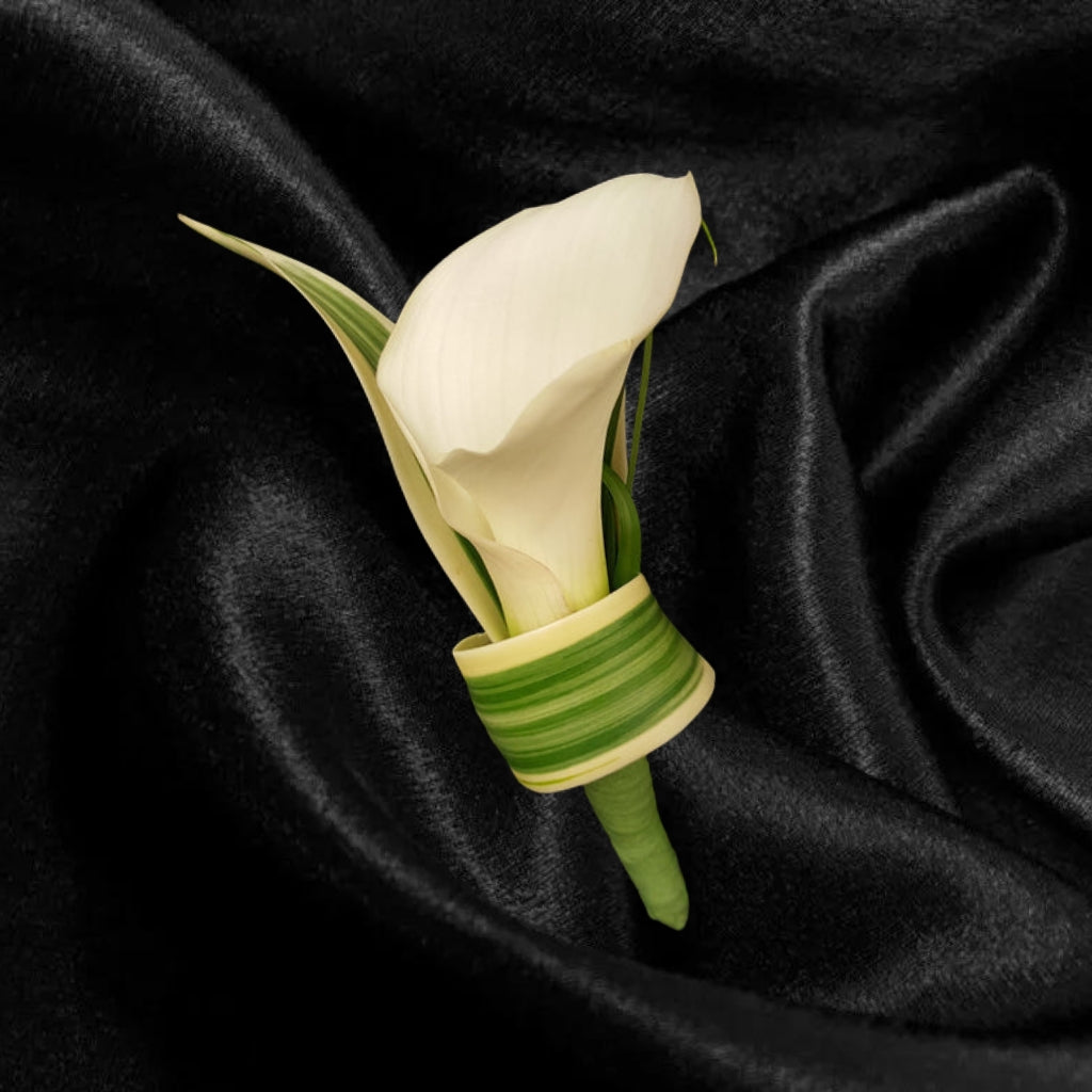 White Calla Boutonniere