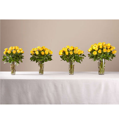 Long Stem Yellow Rose Bouquet –  The Flower Factory, Tarzana CA