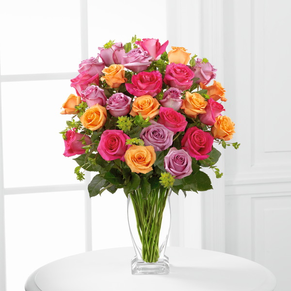 Bouquet de roses pur enchantement