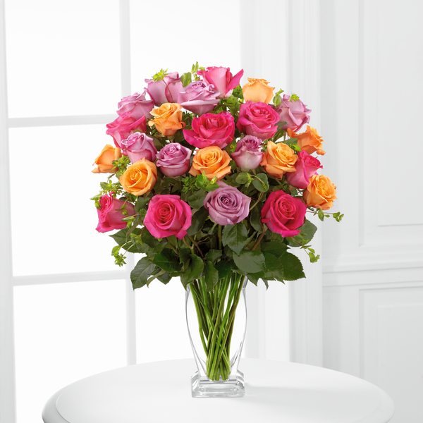 Bouquet de roses pur enchantement