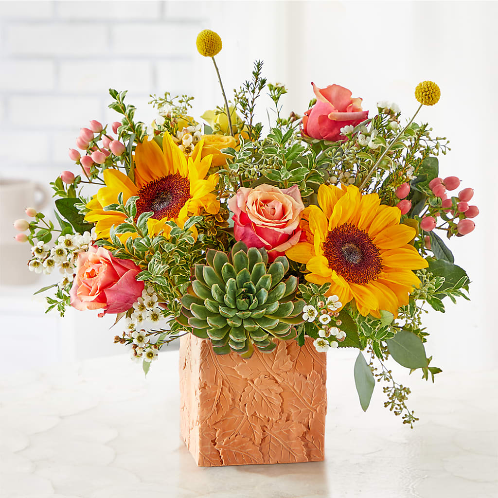 Sunflower Season Bouquet –  The Flower Factory, Tarzana CA