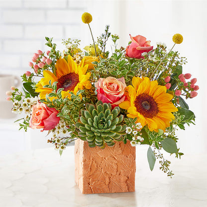 Sunflower Season Bouquet –  The Flower Factory, Tarzana CA