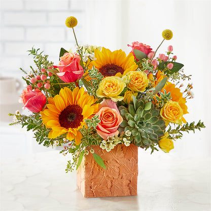 Sunflower Season Bouquet –  The Flower Factory, Tarzana CA