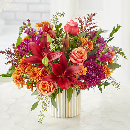 Burgundy Landscape Bouquet –  The Flower Factory, Tarzana CA