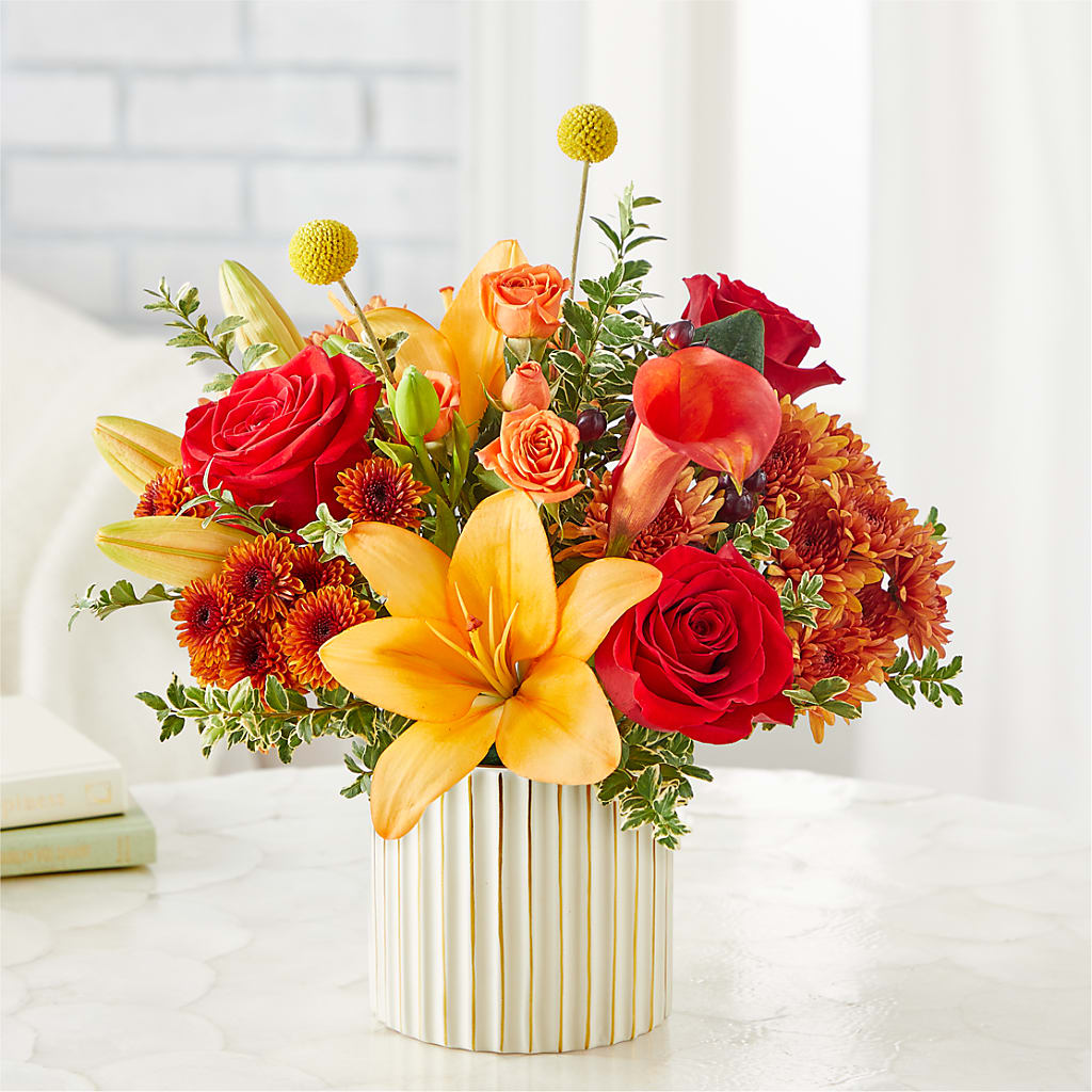 Scarlet Skies Bouquet –  The Flower Factory, Tarzana CA