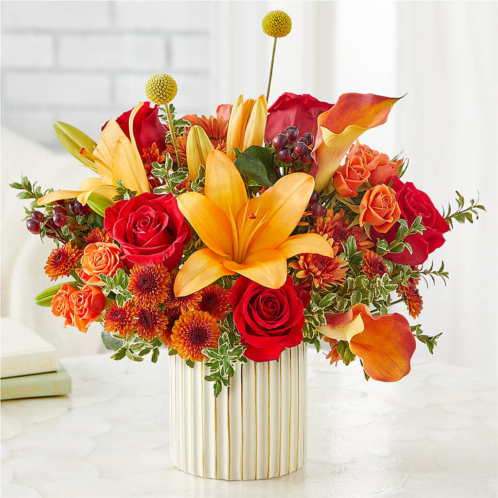 Scarlet Skies Bouquet –  The Flower Factory, Tarzana CA
