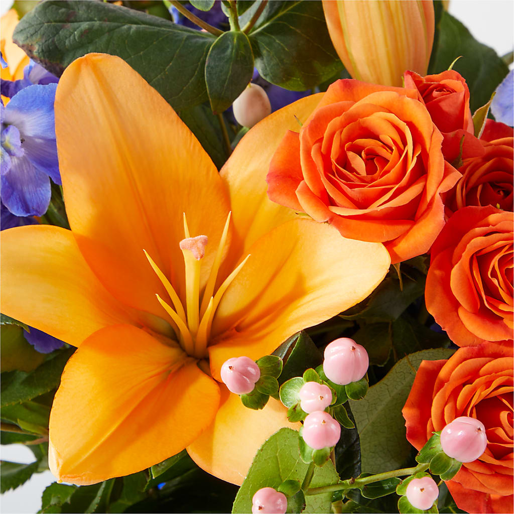 Radiant Citrus Bouquet –  The Flower Factory, Tarzana CA