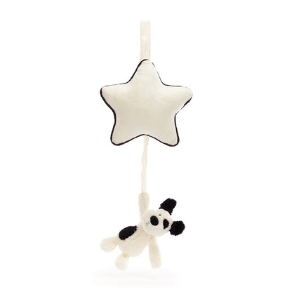 Bashful Black & Cream Puppy Musical Pull –  The Flower Factory, Tarzana CA