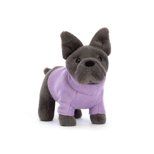 Pull Bouledogue Français Violet