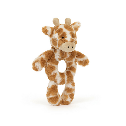 Bashful Giraffe Ring Rattle –  The Flower Factory, Tarzana CA