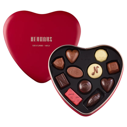 Neuhaus Chocolate Red Metal Heart Tin –  The Flower Factory, Tarzana CA