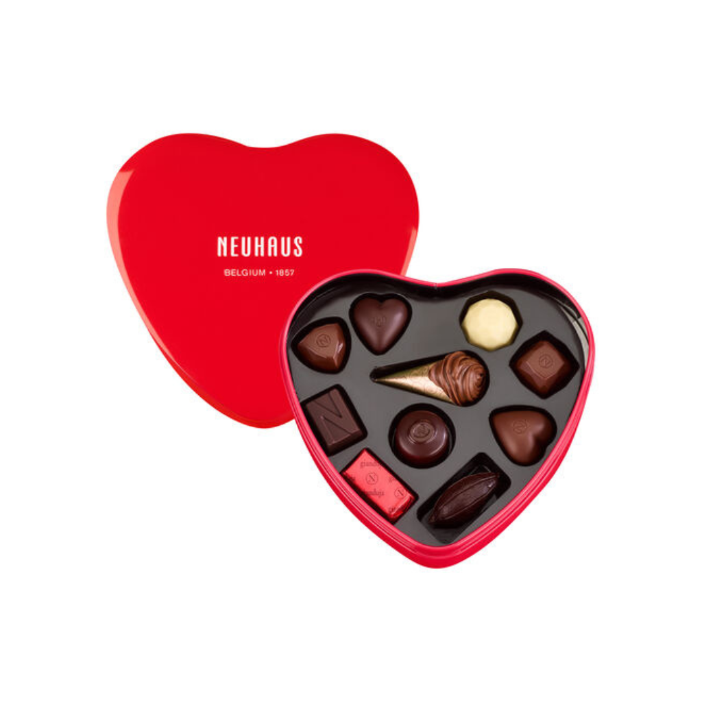 Neuhaus Red Metal Heart Tin