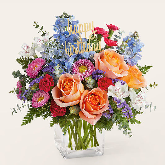 Birthday Bash Bouquet –  The Flower Factory, Tarzana CA