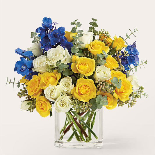 Sparkling Citrine Bouquet –  The Flower Factory, Tarzana CA
