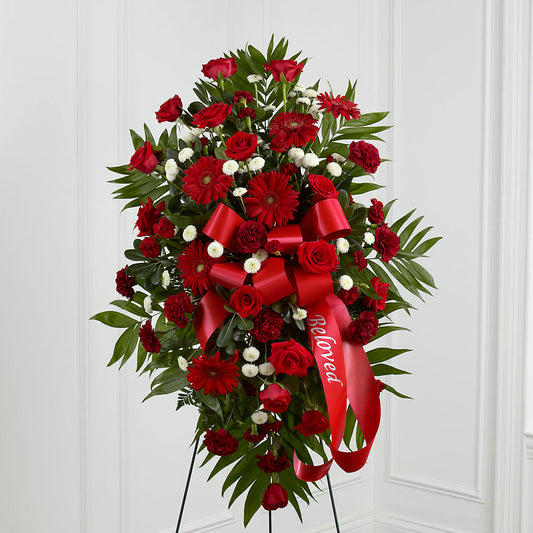 Treasured Memories Standing Spray –  The Flower Factory, Tarzana CA