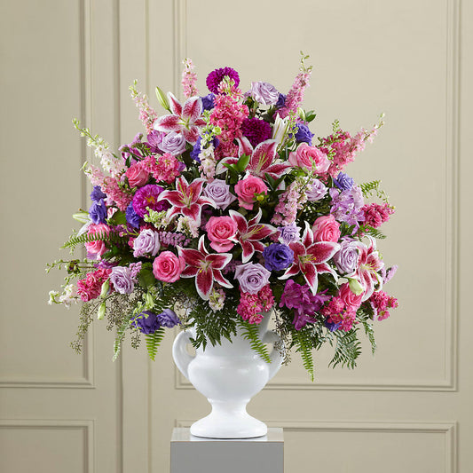 Peaceful Tribute Arrangement –  The Flower Factory, Tarzana CA