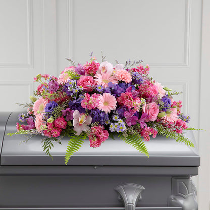 Glorious Garden Casket Spray –  The Flower Factory, Tarzana CA