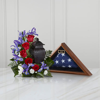 Patriotic Tribute Arrangement –  The Flower Factory, Tarzana CA
